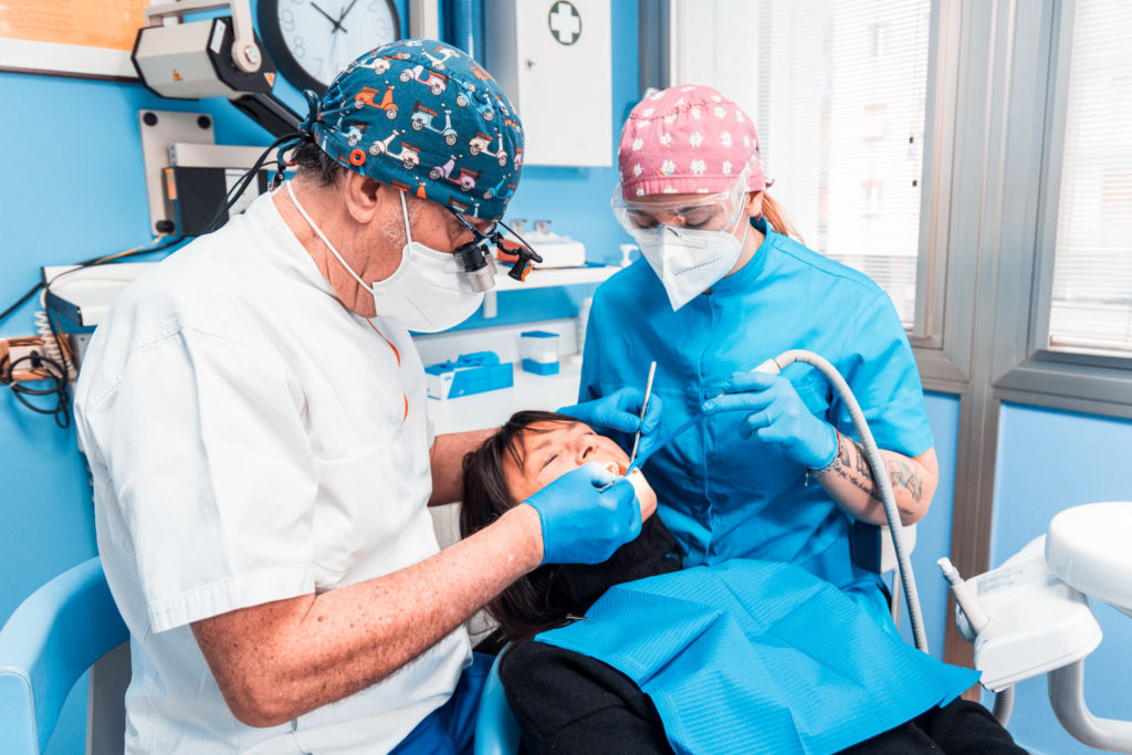 Visita odontoiatrica presso lo studio dentistico Venturi